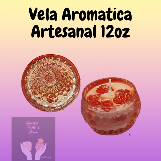 Vela Aromatica Artesanal 12oz