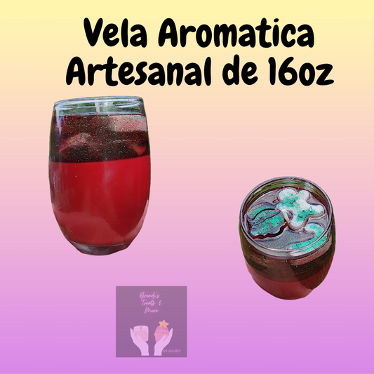 Vela Aromatica Artesanal 16oz